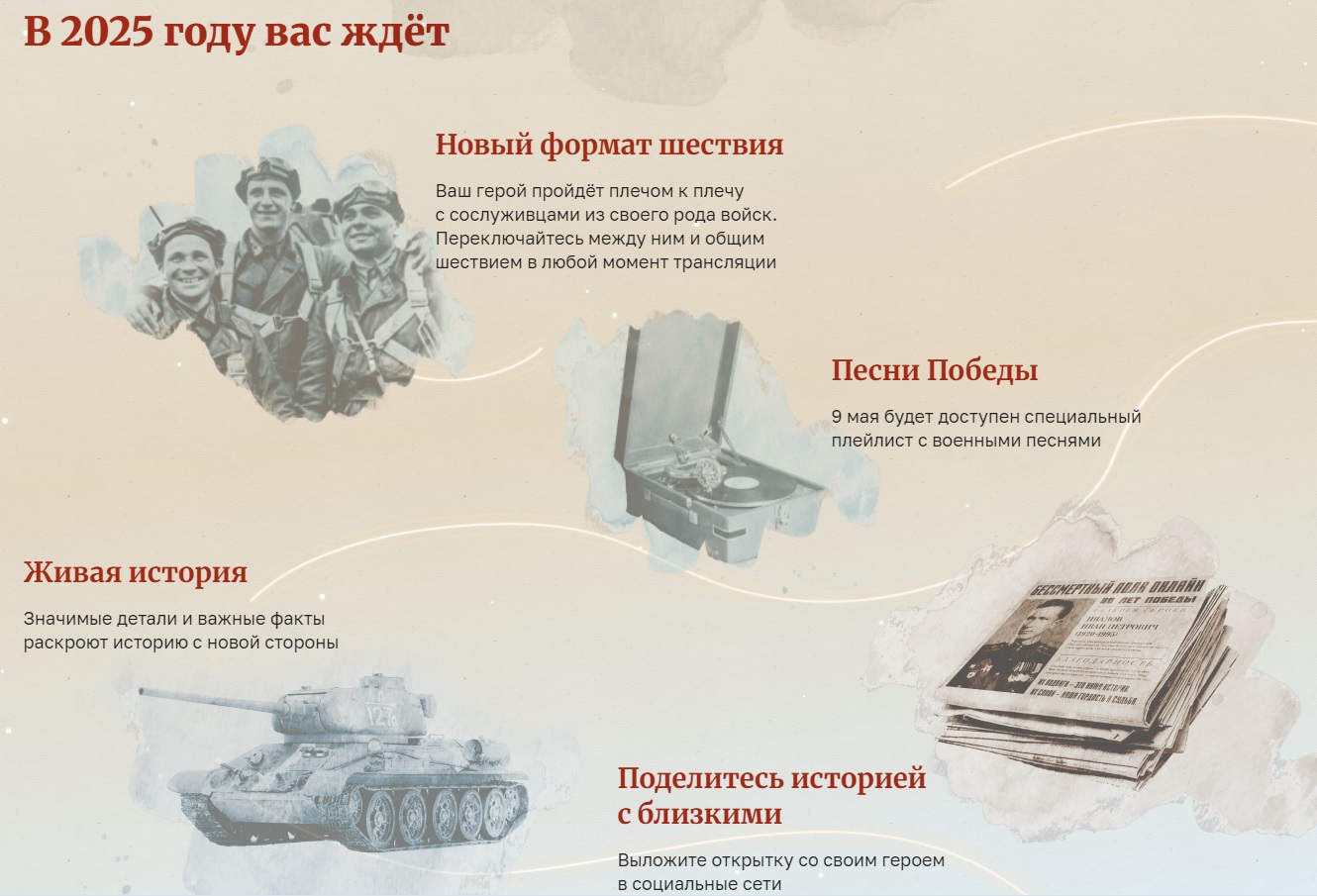 Акция «Бессмертный полк России онлайн».
